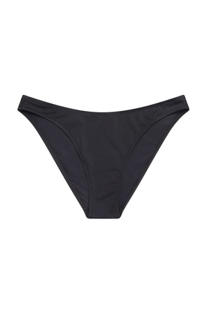 Black two piece bikini bottom by Bambina Swim,  high cut leg